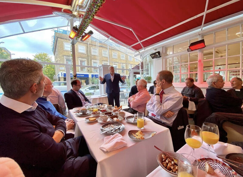 PPBClub's tweet photo. What a great morning at @ForaRestaurant St John's Wood with @jonnygould as our fascinating speaker. Next meeting 23rd November. New members welcome. Please see https://t.co/CAzzpjbPqd for further information https://t.co/hTFtDF9OOb