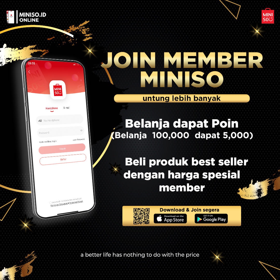 Minisojambitow2's tweet photo. Halloooo Miniso Lovers !!!
-
Join Member Miniso Yukkkkkkk...
Cara nya gampang banget deh !!
- Download APP atau daftar member MINISO di toko terdekat

#Miniso #MinisoIndonesia
#MinisoLovers #MemberMiniso https://t.co/DVqsX2DqQK