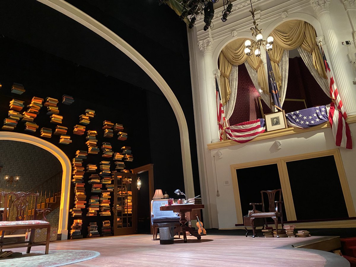 My first trip to the theater since March 2020 and what a delight to see #mylordwhatanight @fordstheatre about when Marian Anderson stayed with Albert Einstein.