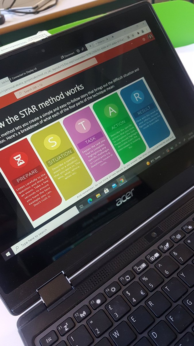 The Y13s <a href="/Gospel_Oak_/">Gospel Oak School</a> have now been challenged to come up with with the answers to common questions using the STAR technique. This prep will help them to for any future interviews they attend. Next up...where to look for degree apprenticeships.