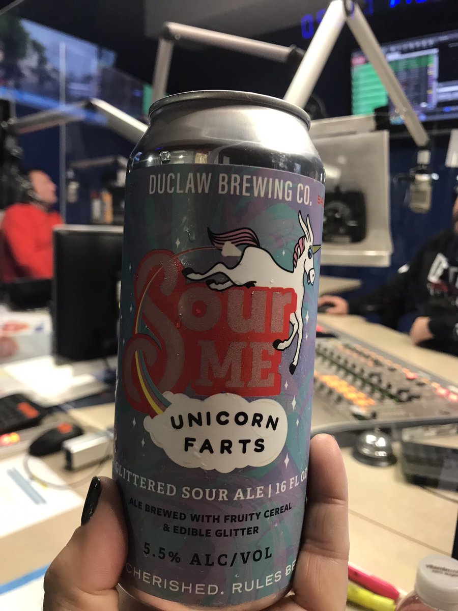 We’ll be taste testing <a href="/DuClawBrewing/">DuClaw Brewing Co.</a> #unicornfarts this morning live on the air!