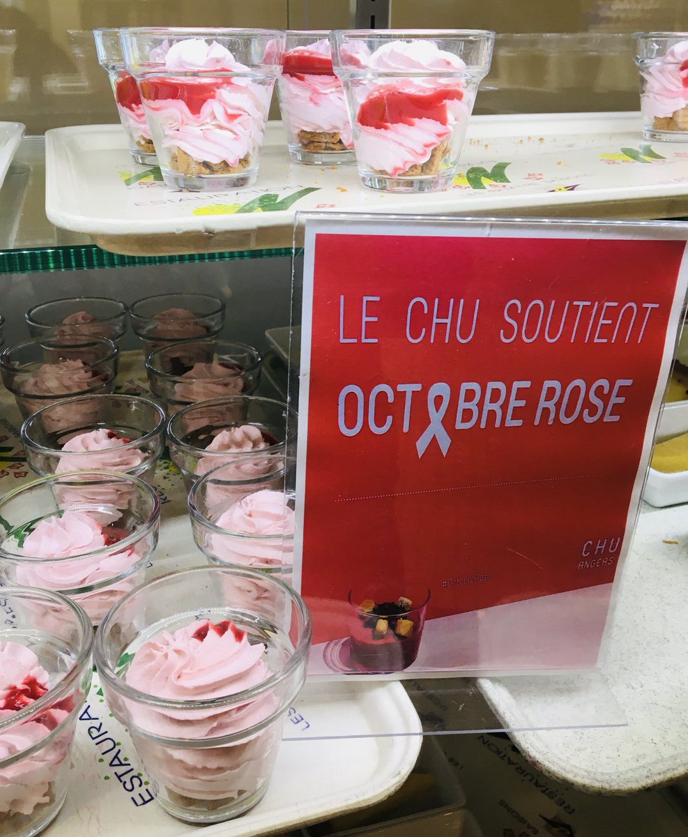 Octobre rose : solidaire au restaurant du personnel ⁦<a href="/chu_angers/">CHU Angers</a>⁩