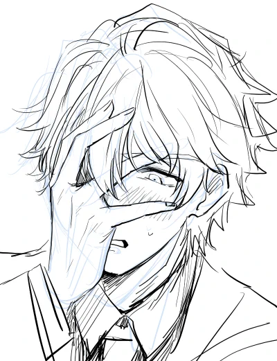 最近別作業でガ卿をあげれてないから前に落書きした照れガ卿でお茶を濁すのじゃよ 