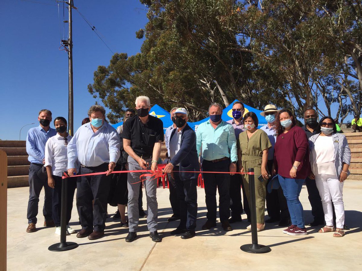 WCGovEADP's tweet photo. #TBT to Tuesday’s #RSEP site visit with @alanwinde in Darling with the unveiling of an Amphitheater and Intercultural precinct. https://t.co/Ce9ztzfsVK