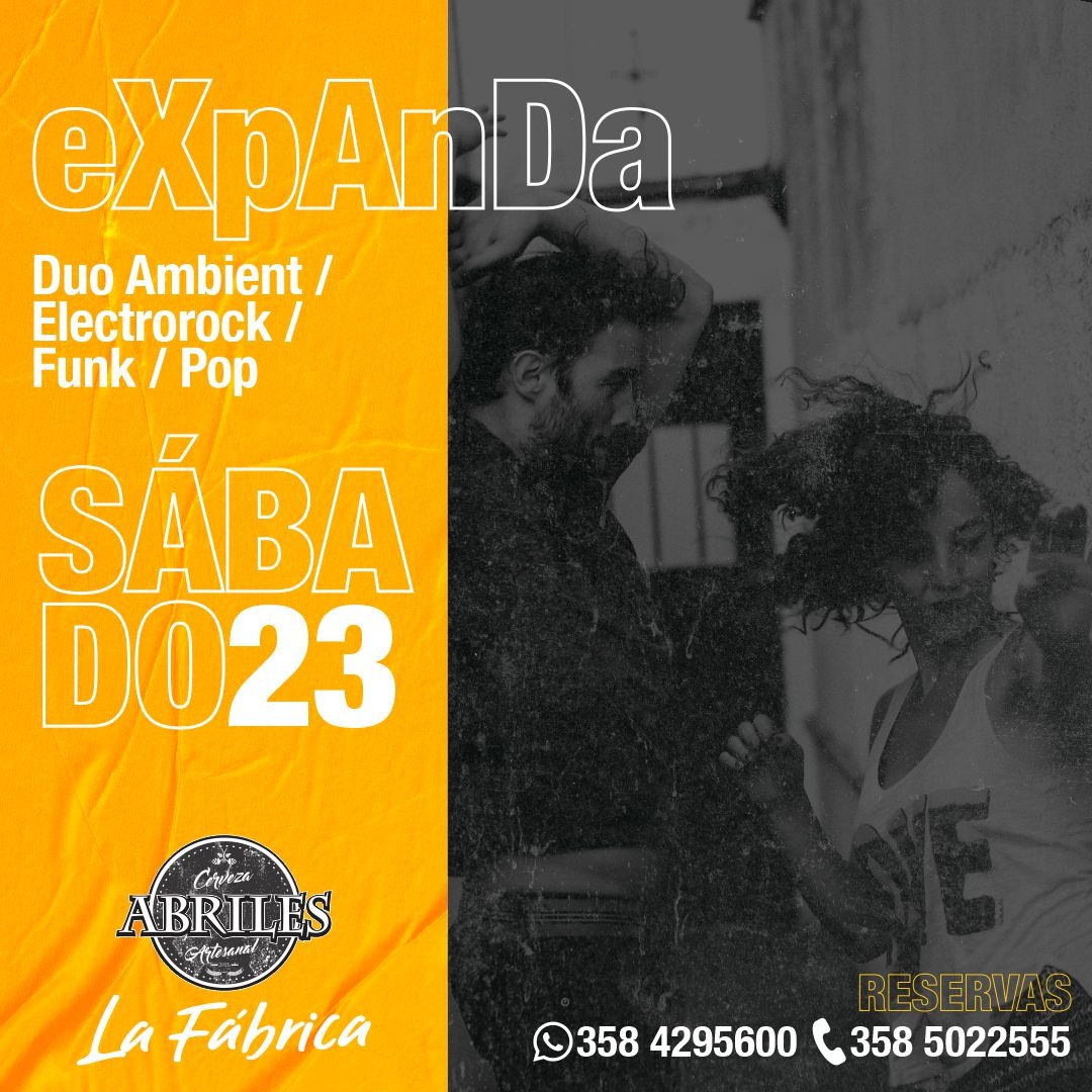 eXpAnDa_liveset's tweet photo. Se viene una muy linda fecha!
#ambient #electrorock #electropop #electrofunk #liveset #setlive #show #showenvivo https://t.co/reWt6pFMgw