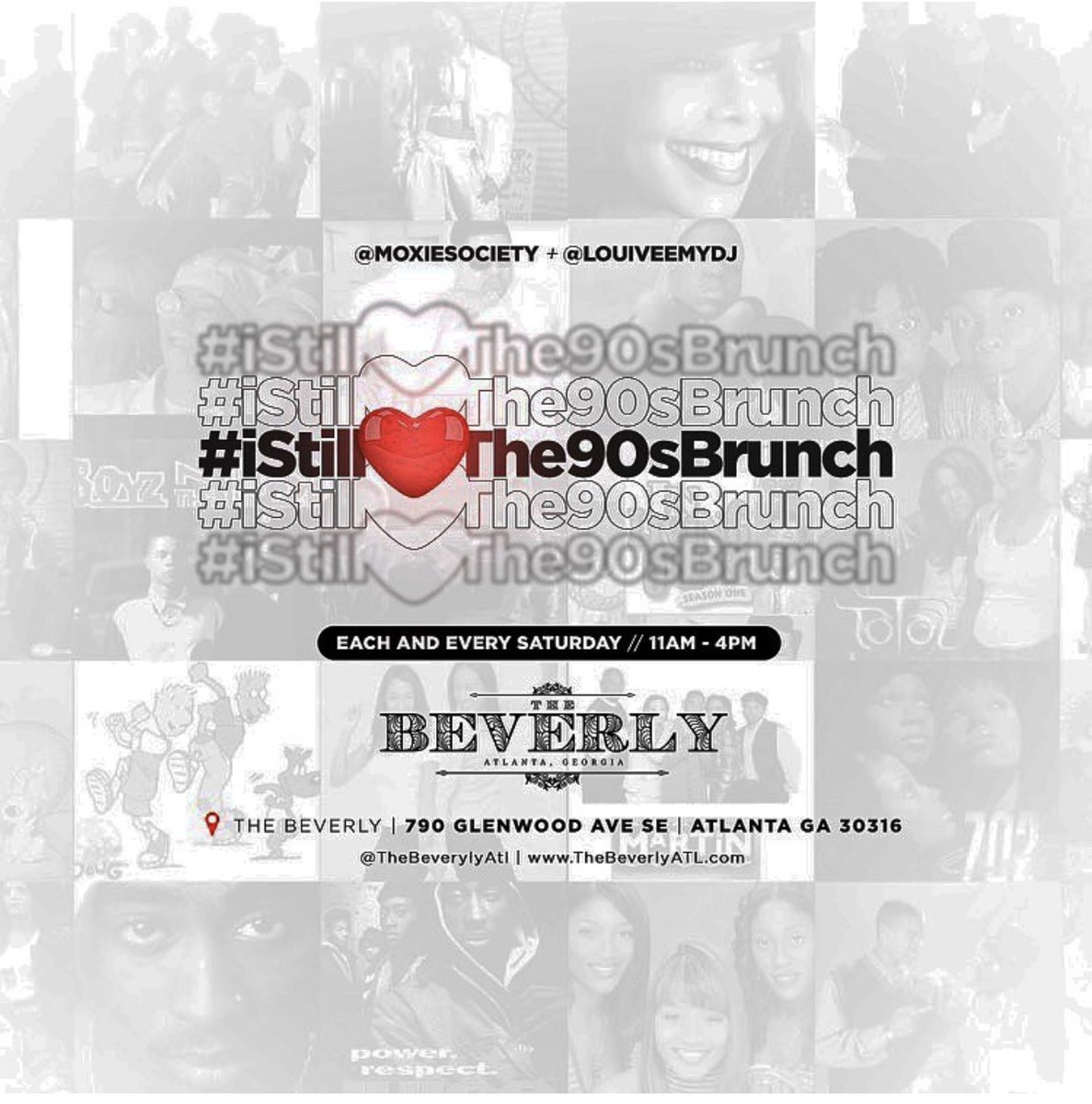 #90sBrunchATL Saturdays 11-4 at @thebeverlyatl with <a href="/LOUIVEEMYDJ/">DJ LOUI VEE</a>