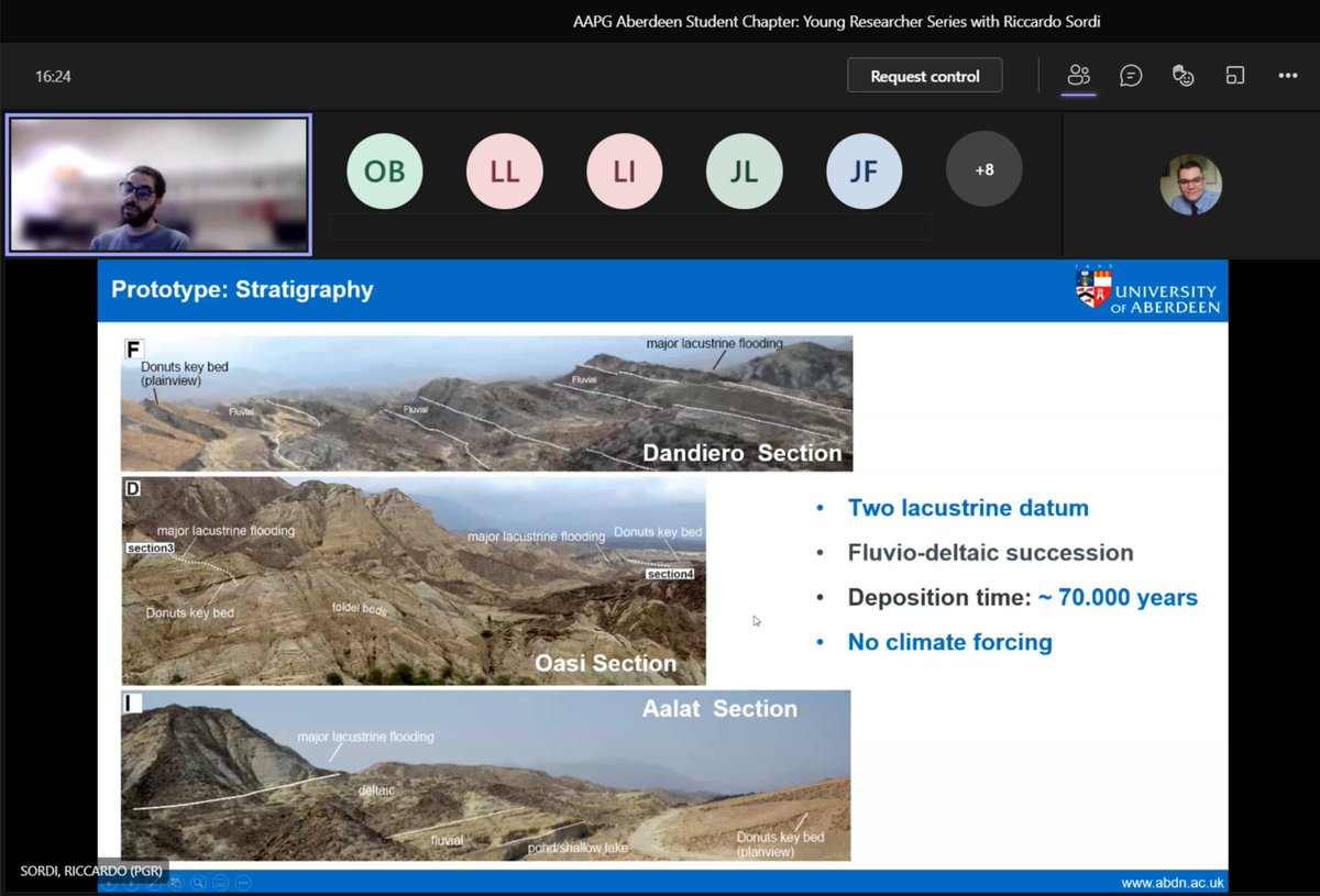 Thank you Riccardo Sordi for kick-starting our #YoungResearcherSeries for 2021-22.

Interested in #Wireline #Logs and free refreshments? On the 27th Oct 2021, we have our first “Wireline Log of the Month”! Open to all levels, join us in the Meston Building, Room G09.

#aapg #UoA