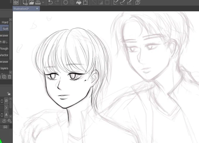 drawing pretty boys make me happy 