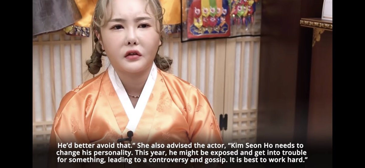 pragen345's tweet photo. I saw this video on YT. Shes a fortune teller and it was posted 8 months ago. Its crazy how accurate she is thoo….i found another fortune teller’s video from Jan 2021 (watch below). Chillzzz #Kimseonho https://t.co/0cO5QrtPXt