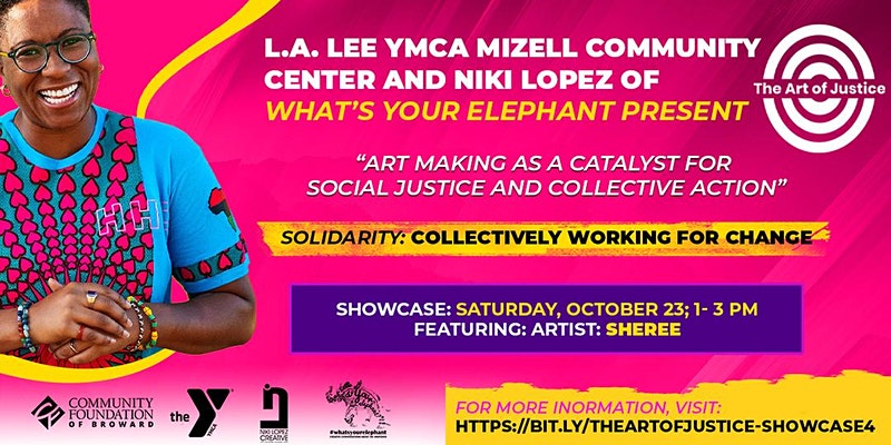 Reminders &amp; RSVP links.... Art of Justice &amp; What's Your Elephant #nikilopezpresents #theartofjustice #whatsyourelephant #cfbroward #ourfundfoundation - mailchi.mp/37d255ac9b04/r…