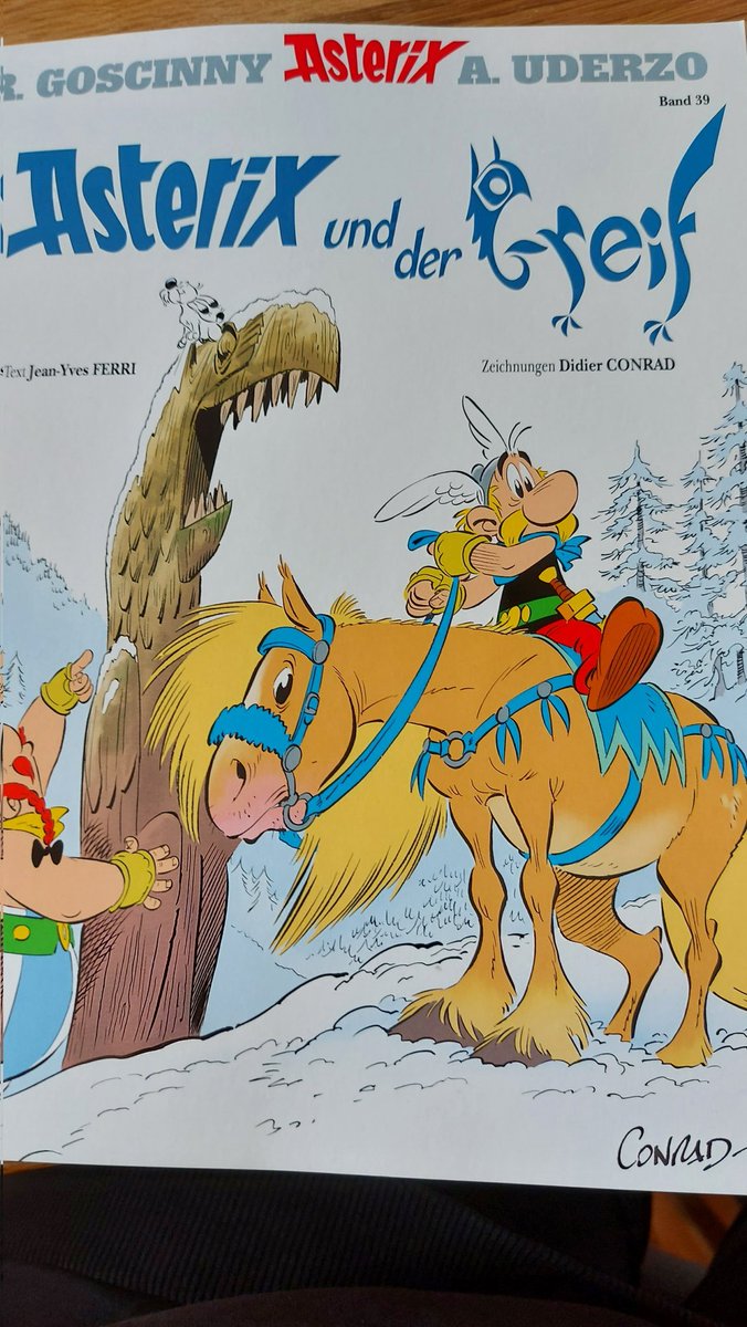 Neuer Band ich freu mich #AsterixundderGreif #Asterix #Obelix
