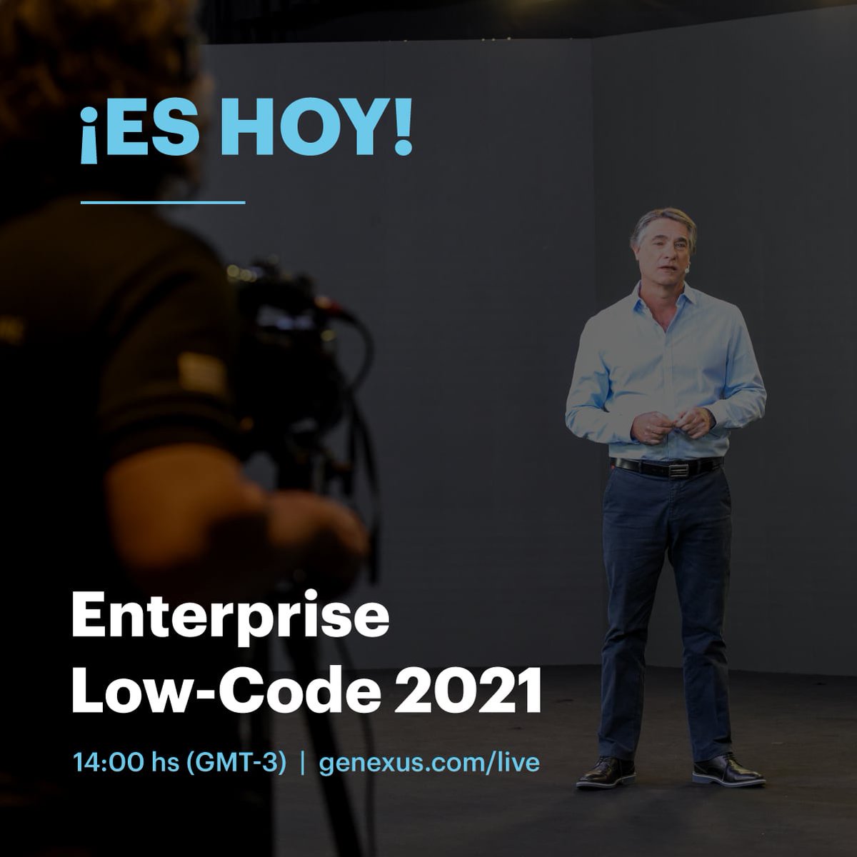 GeneXus's tweet image. ¡𝐄𝐬 𝐇𝐨𝐲! 📍Te esperamos a las 14 hs (GMT-3), en el evento online más importante de #GeneXus: hubs.la/H0ZLn3r0

Regístrate sin costo y 𝐚𝐜𝐜𝐞𝐝𝐞 𝐚 𝐦𝐚́𝐬 𝐝𝐞 𝟑𝟎 𝐜𝐡𝐚𝐫𝐥𝐚𝐬 sobre las últimas novedades en Design Systems, Super Apps, DevOps y mucho más.