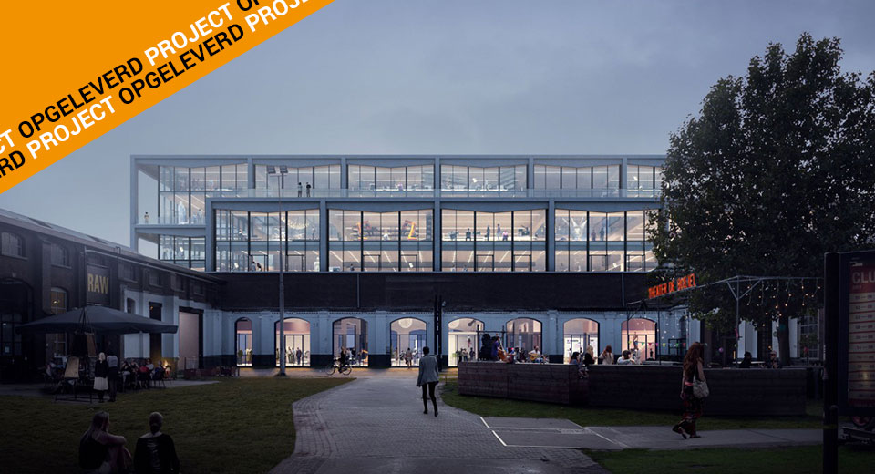 RBplusGroep's tweet photo. Op de Locomotiefboulevard in Tilburg komt naast de LocHal een nieuw gebouw voor MindLabs. Van der Aa heeft in opdracht van Ballast Nedam Zuid de hoofddraagconstructie van dit 12.000 m² grote innovatieve project bekleed met brandwerend plaatmateriaal. https://t.co/Ltyzfu1jN8 https://t.co/FzoUrqvqQ7