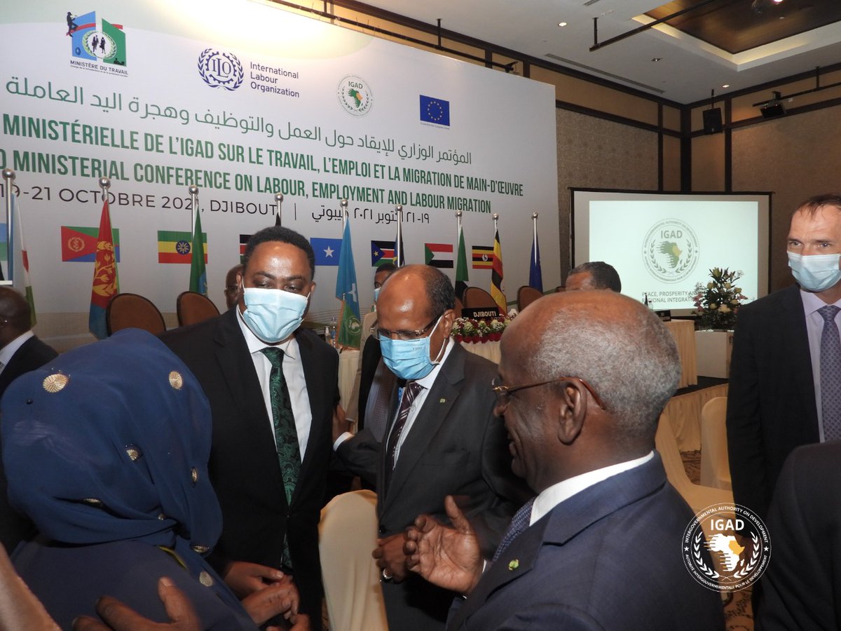 DrWorkneh's tweet photo. Only 4 out of 10  are participat'g in the labor force among the 150 million #IGAD citizens capable of being economically productive

It's against this background that I inaugurated the Ministerial conference aimed at promot'g employment, labor &amp; labor migration today in #Djibouti https://t.co/QQHLxcJYsV