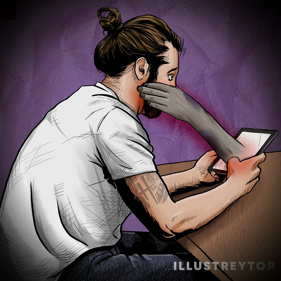 illustreytor1's tweet photo. TOO MUCH SCREEN TIME 
#huionhauntober2021 #tablet 
#ilLUSTREytor 
#ArtKoIto 
#LikhaKoPo 
 #art #pinoyart
#artph #artwork #filipinoart  #digitalart #digitalillustration #drawinginmystyle #drawings #draw #horror #halloween #spooktober #inktober2021 #inktober #haunted #halloween2021 https://t.co/W482WcMAF3