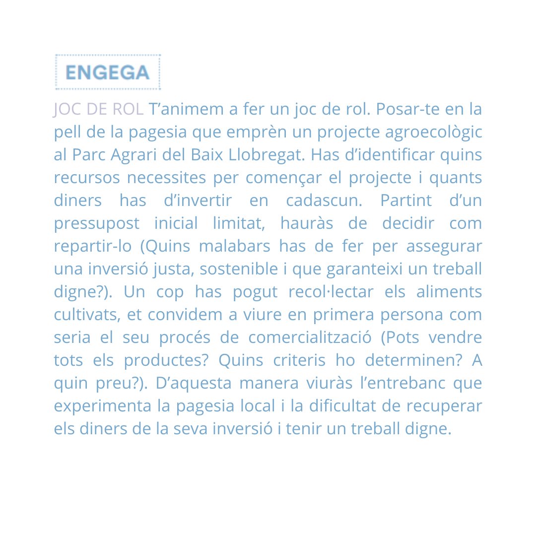 desosong_'s tweet photo. #Repensaelquemenges conté molta informació teòrica d'expertes, però també proposa a cada capítol dinàmiques, jocs, visualitzacions que fan més fàcil entendre de què estem parlant i quins han de ser els passos a seguir. Et toca a tu, t'animes amb el joc de rol de la pagesia!👩‍🌾🧑‍🍳 https://t.co/cCvRIjWaQR