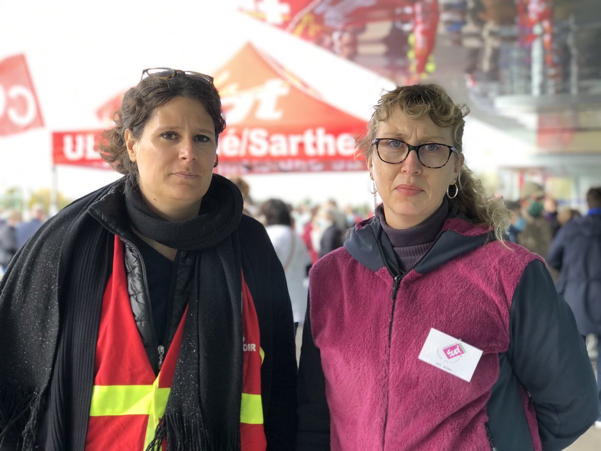 leclerc_mat's tweet photo. « Le vrai problème, c’est qu’on ne paie pas assez les titulaires. Sur 20 anesthésistes et urgentistes intérimaires, 19 ont dit qu’ils ne viendraient pas sous les conditions de la #loirist. On nous met à terre, ça va être violent » témoignent les délégués syndicales CGT Sud. #pssl https://t.co/WjQ19buVNm
