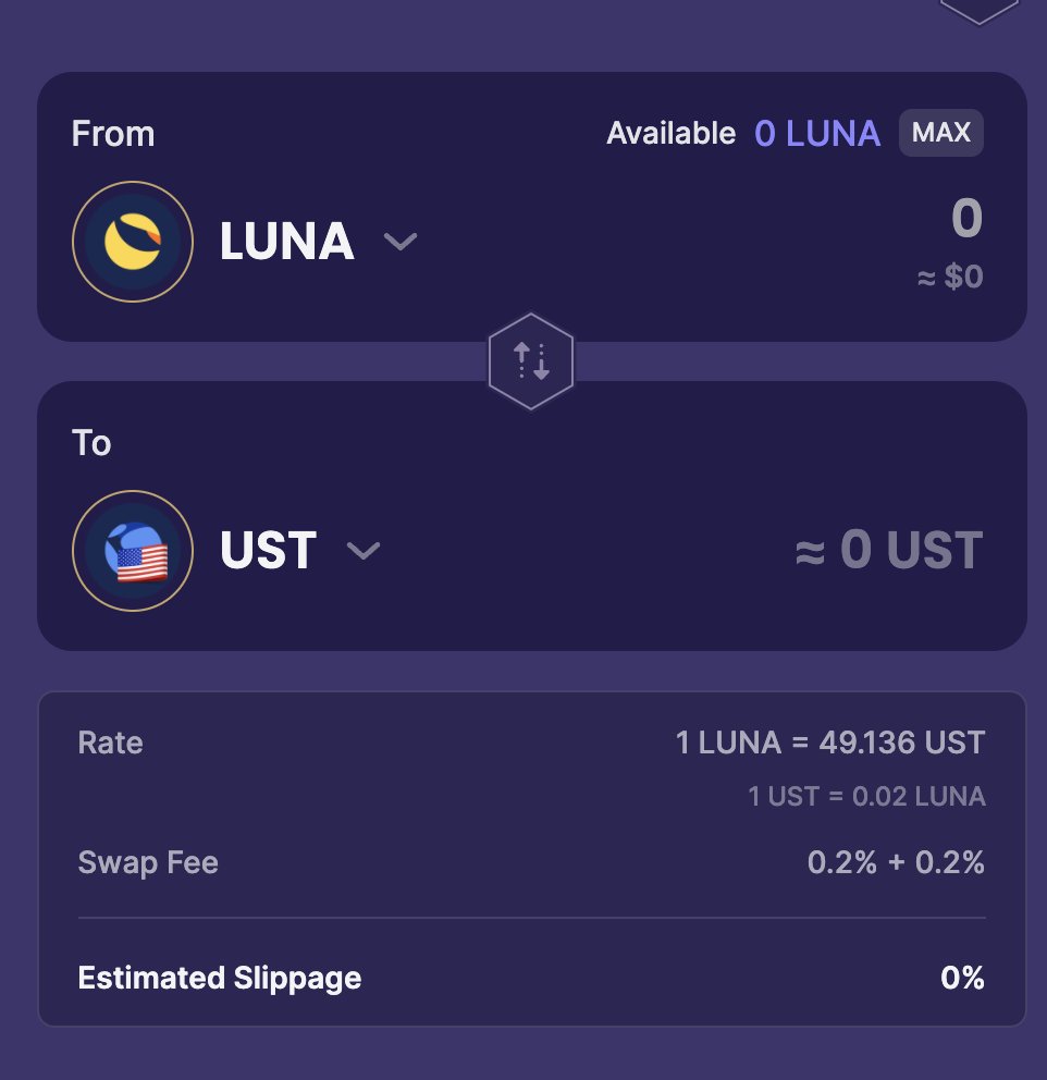 Breaking News: $LUNA and $UST are now live on Osmosis $OSMO.

There are now 18 IBC-enabled crypto assets trading on <a href="/osmosis/"></a>, with a cumulative value of $30b+

Probably n̵o̵t̵h̵i̵n̵g̵ the future 🚀