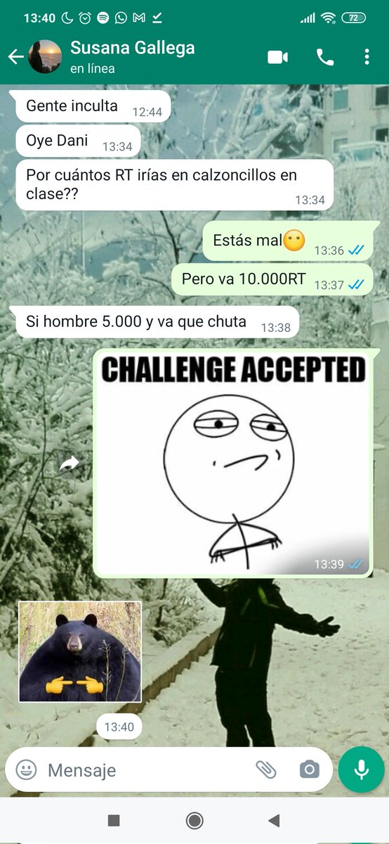 DaniPica99's tweet photo. Mi gente si llego a 5.000RT voy a clase en calzoncillos. Fecha límite jueves 28 https://t.co/nk9vjLAncl
