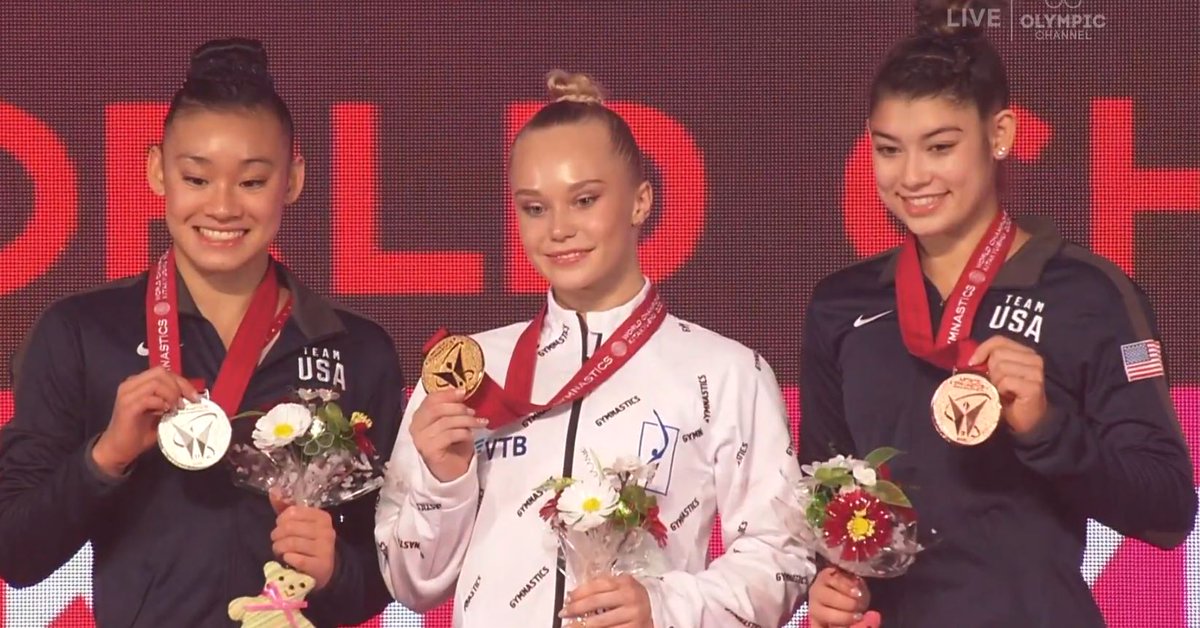 CordeliaGymFan's tweet photo. So happy for this podium. https://t.co/82HBkBW75h