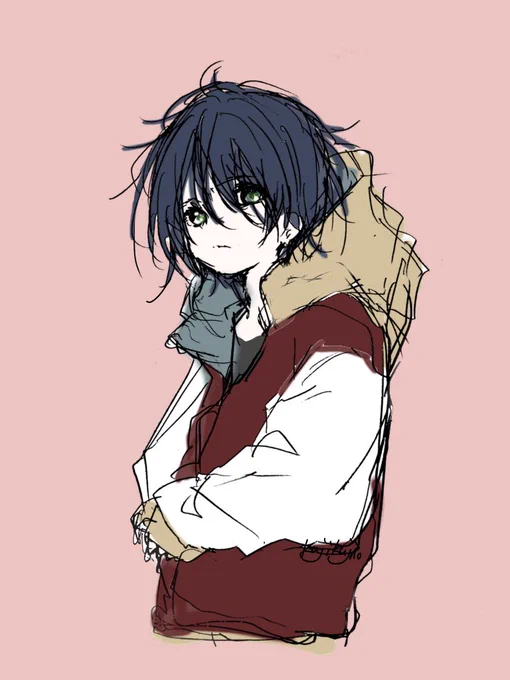 夢で見た女の子の設定とお話がすこぶる面白かったから忘れないうちに覚え描き 