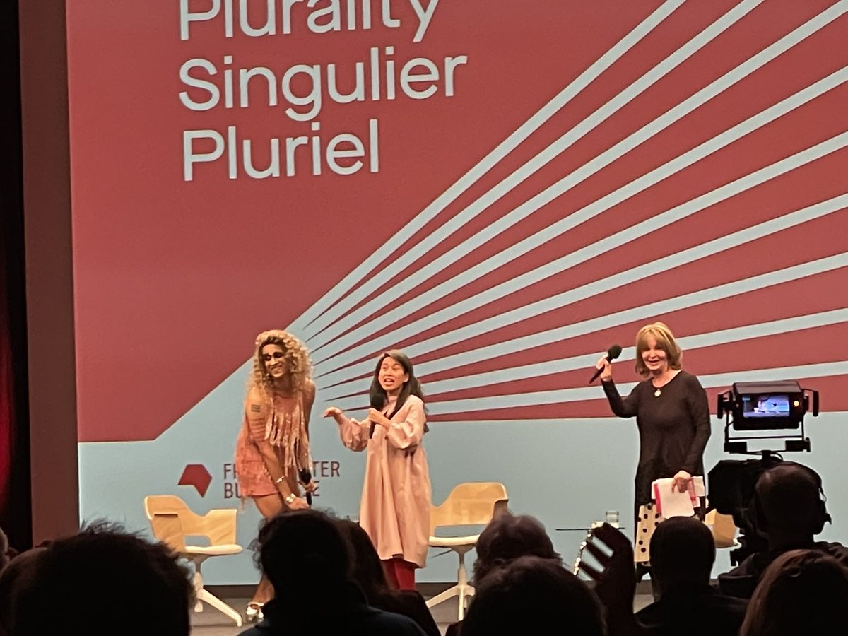 rachelletofsky's tweet photo. Highlights from @vivekshraya and Kim Thuy’s event at the #FBM2021 last night! https://t.co/oGxpoPTe2u