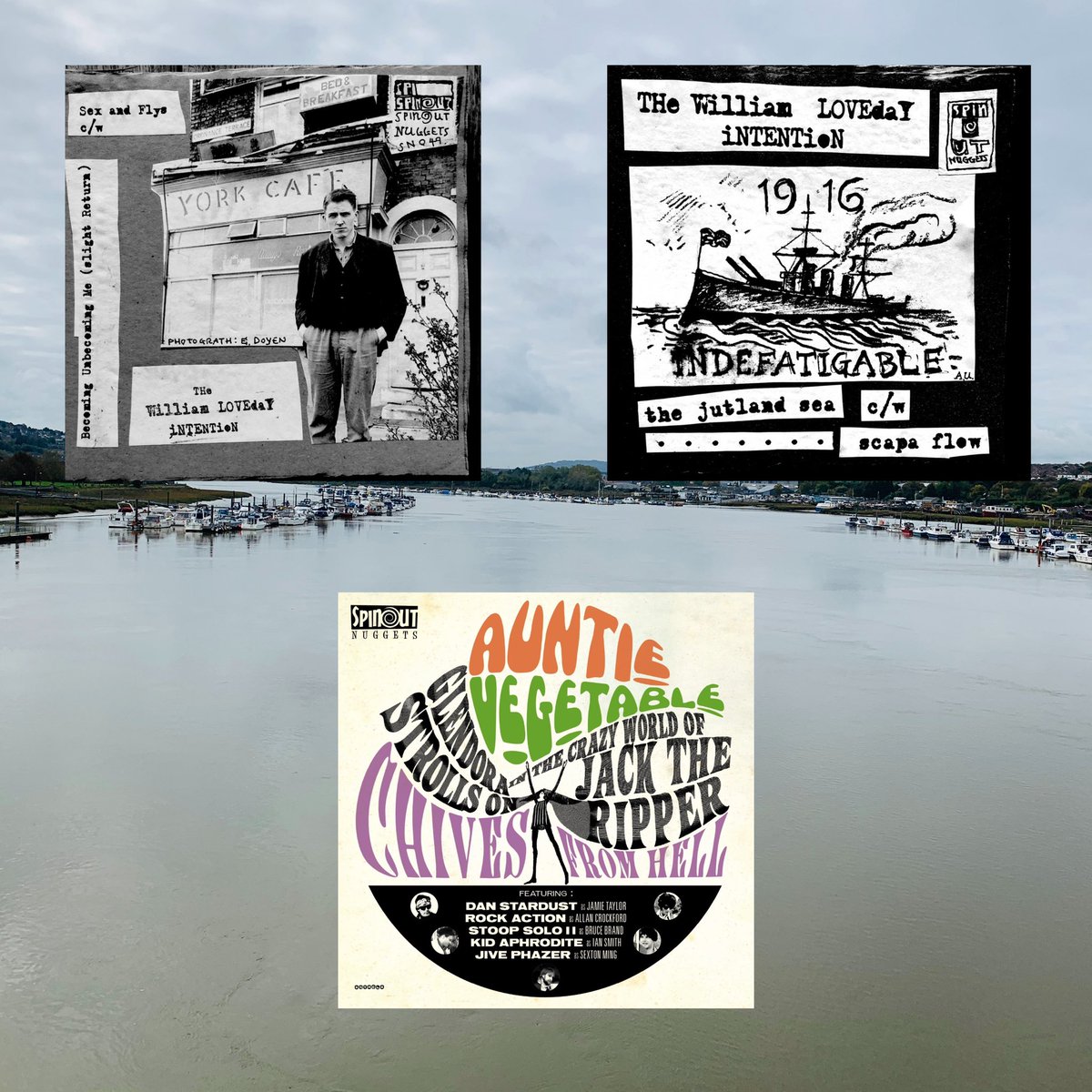 spinoutnuggets's tweet photo. We all love that dirty water. A double from The William Loveday Intention, and an EP from Auntie Vegetable. While stocks last……..
#billychildish #brucebrand #sextonming #iansmith #allancrockford #jamietaylor #medway #medwaymusic https://t.co/mlXKd1Hqrg