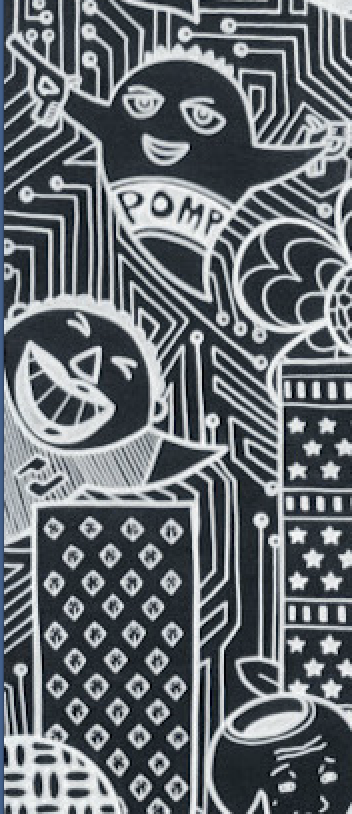 Yo55ey's tweet photo. Hey @APompliano you're in this painting - would really appreciate a like 🔥🙏🏻 #bitcoin #bitcoinskull #btc https://t.co/15iadhasTQ