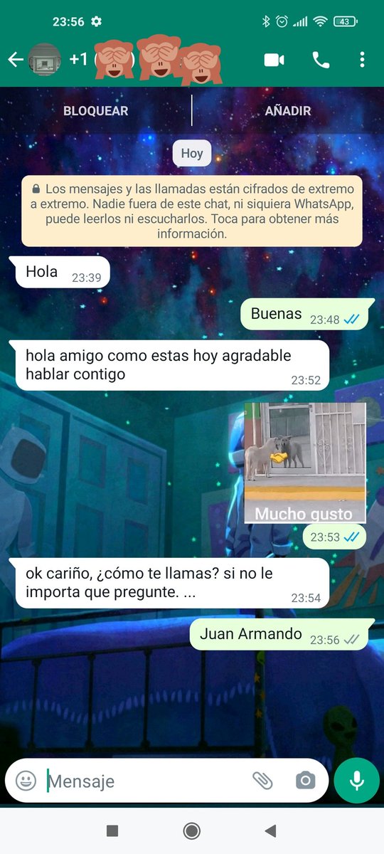Seeirys's tweet photo. Me habló un random al móvil, pero ya no quiso más cuentas con Juan Armando 😢 https://t.co/puxeyakCrc