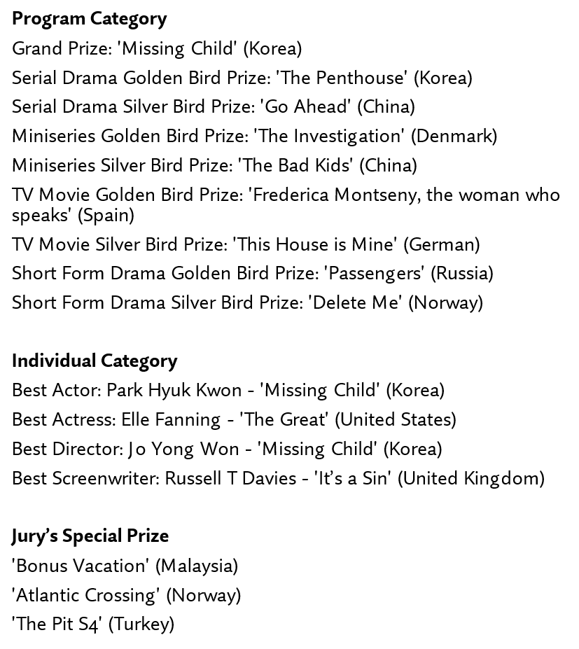 KoreanUpdates's tweet photo. Competing the series from all around the world, here's the full list of the winner of '16th Seoul International Drama Awards'. Congratulations for all the winners!
#Seoul_International_Drama_Awards #SDA2021
https://t.co/2kAGiOpGwW
#KoreanUpdates VF https://t.co/OzpmhNo7IL