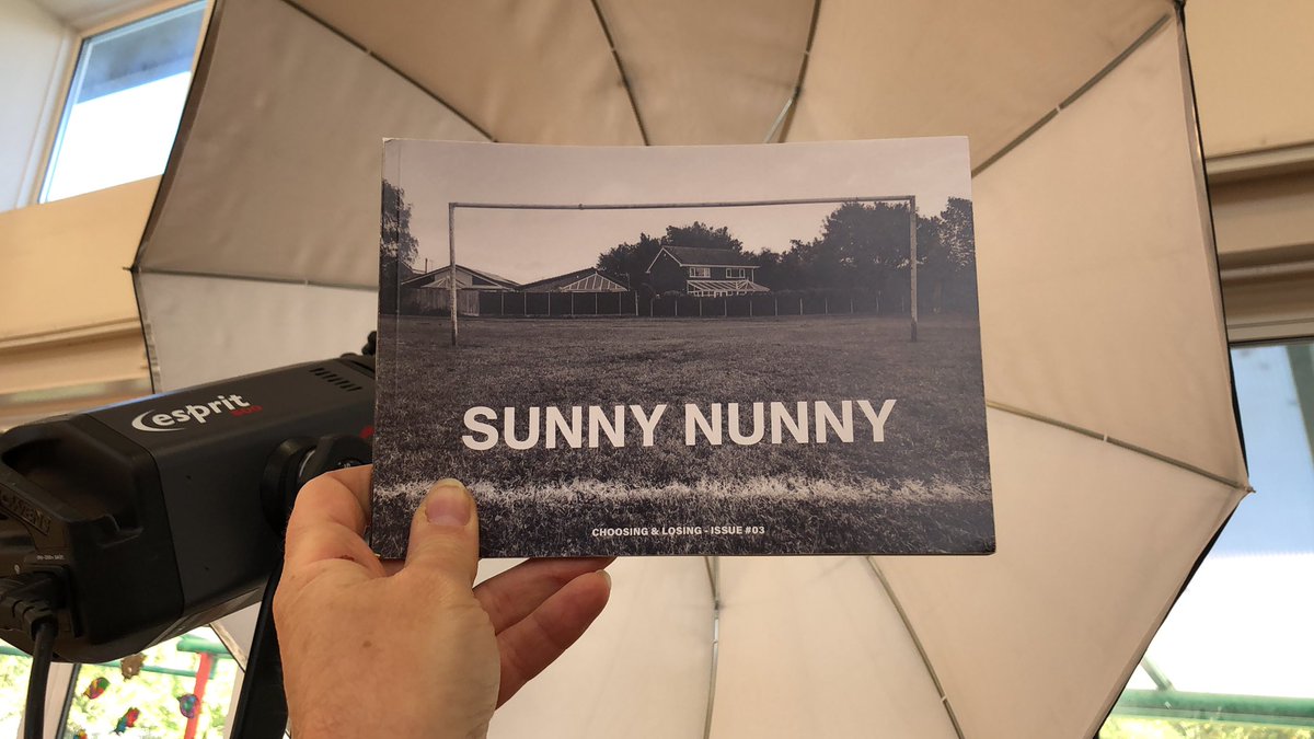 #SunnyNunny came yesterday. The latest <a href="/thedarkshed/">John Whitmore</a> #zine. I’m reading it on my luncheon break. Cheers!