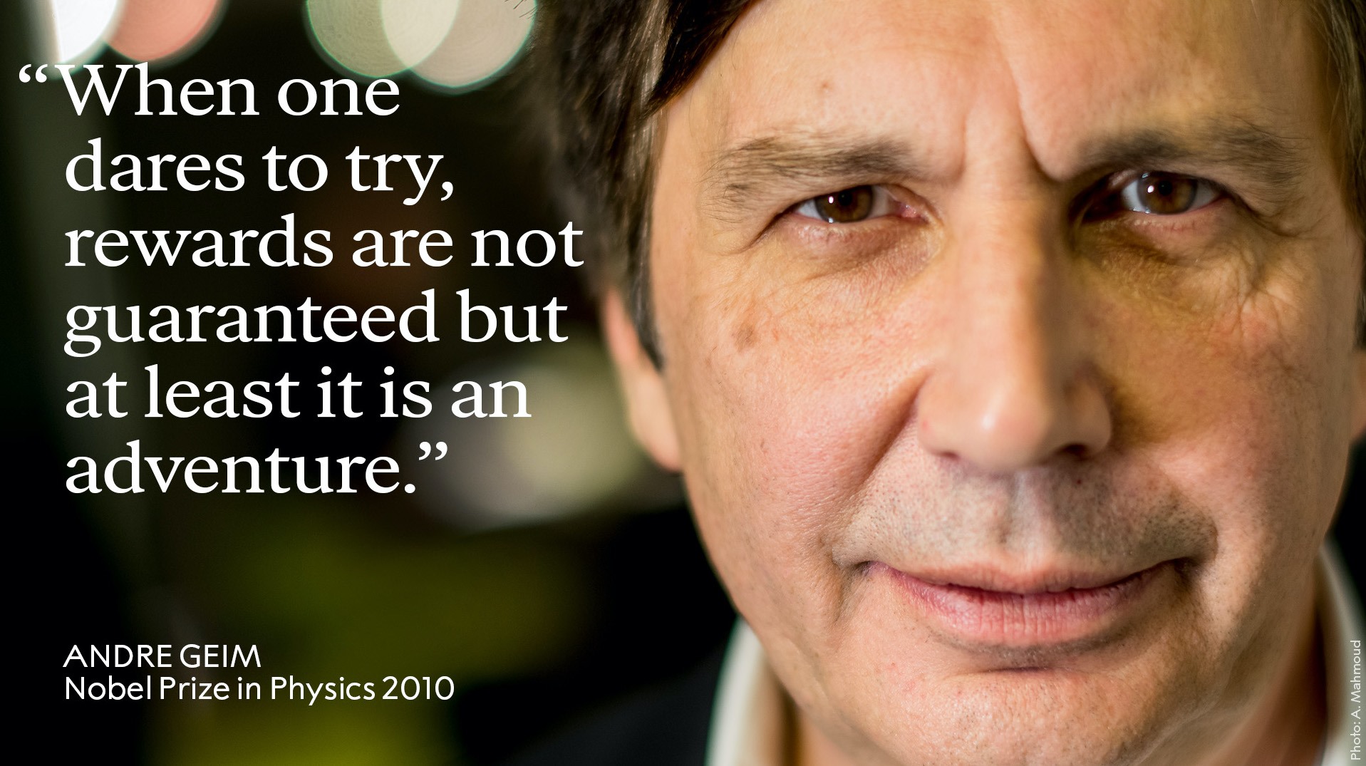 Happy birthday to the co-inventor of graphene, Andre Geim  