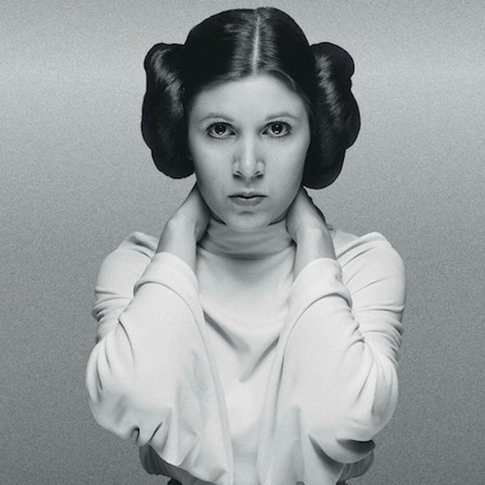 It\s carrie fisher\s birthday, happy birthday carrie, we miss you 