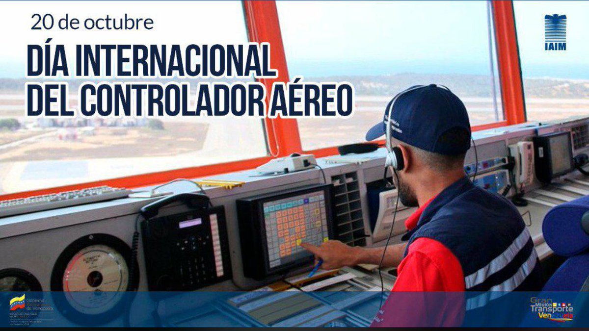 BomberosAerona1's tweet photo. Felicitamos en el día internacional del #controladoraereo a todos esos profesionales Aeronauticos que cada día se esmeran para prestar el mejor servicio y seguridad durante la operación de los vuelos, en especial a @95ETAMIRANDA https://t.co/5P7clCKx9S