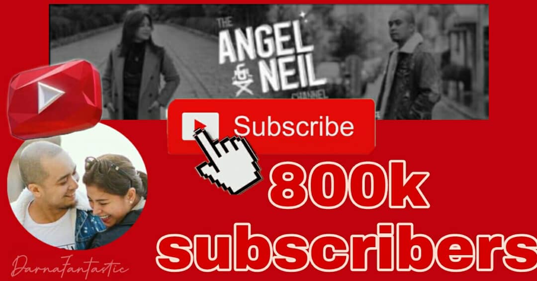 800k subscribers ✨🙌 #TheAngelAndNeilChannel ❤