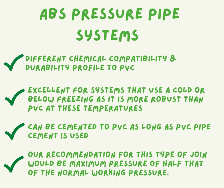 PlasticPipeShop's tweet image. PVC vs ABS...which is best for you?
#pvcpipe #abspipe #pressurepipesystems #plasticpipeshop #plasticpipe