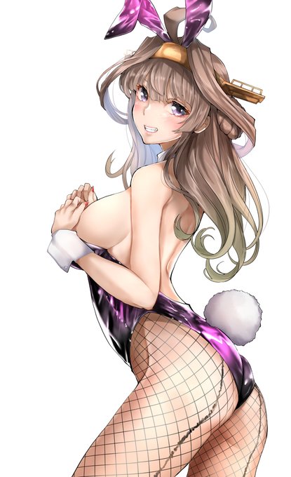 しゃもさん(@73age)の金剛ちゃん同人誌の応援イラストでバニー金剛ちゃんを描きました!全体の完成絵は是非しゃもさんの本を買って見てください!
クオリティはこれよりは上げてますので…たぶんw 