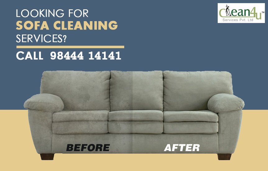 Clean4uservice's tweet photo. Get on time sofa cleaning, shampooing &amp; sanitisation services in Bangalore by trained professionals from Clean4u. https://t.co/TQJbN6pvVI