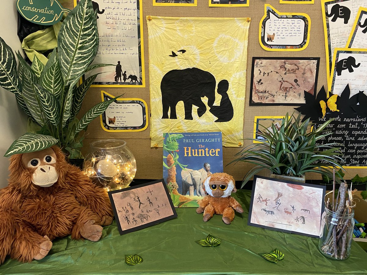 FoxfldOak3's tweet photo. Autumn 1 ✅…Our cave art and narratives are looking great on our new display! I’m so proud of all your hard work this half term Oak Tree class…enjoy your well deserved break! ⁦@foxfield⁩ https://t.co/lASjt8aRv9
