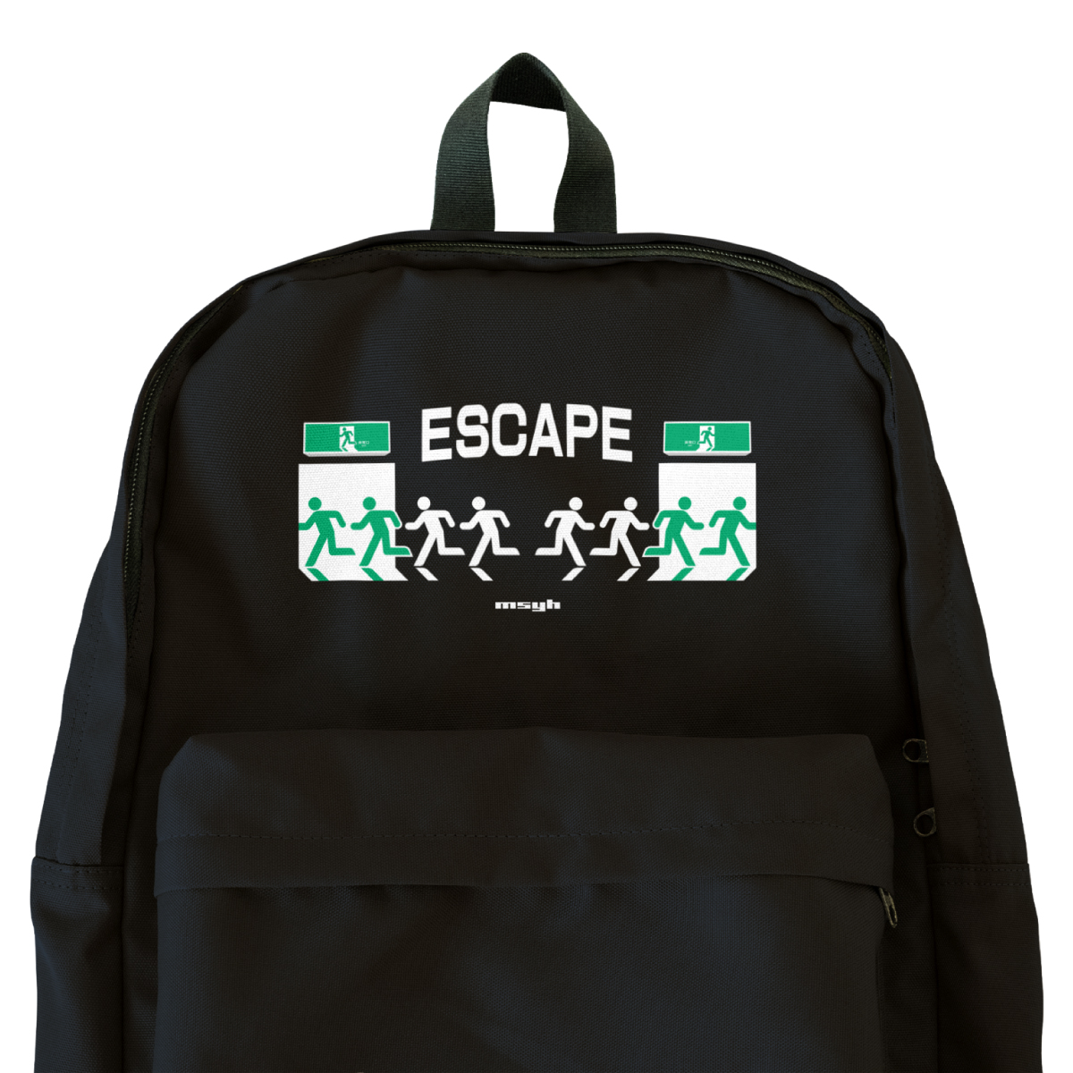 lclhmsyh's tweet photo. SUZURIで「リュック」の取り扱いがスタートしました！🎒

「非常口 -ESCAPE-」がプリントされたリュックも販売開始しました！！🏃🏻‍♂️

https://t.co/ypZTrqooFO

#SUZURI #SUZURIのリュック #リュック #msyh #非常口 #ピクトグラム https://t.co/ueRcdZbQQr