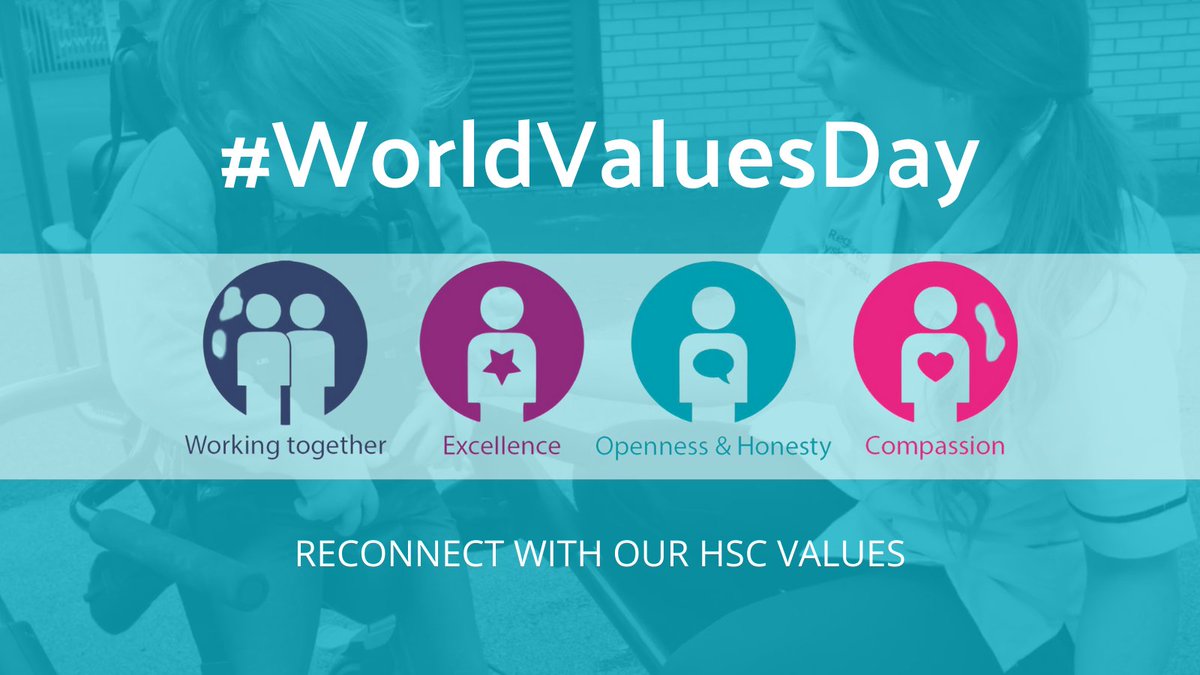 setrust's tweet photo. Today is #WorldValuesDay
A day to reconnect with our core #HSCvalues
Join our 3pm workshop to share and explore the difference our HSC values make.
Zoom log in details are available on the staff app ๐คณ https://t.co/KP7Eqxid4K