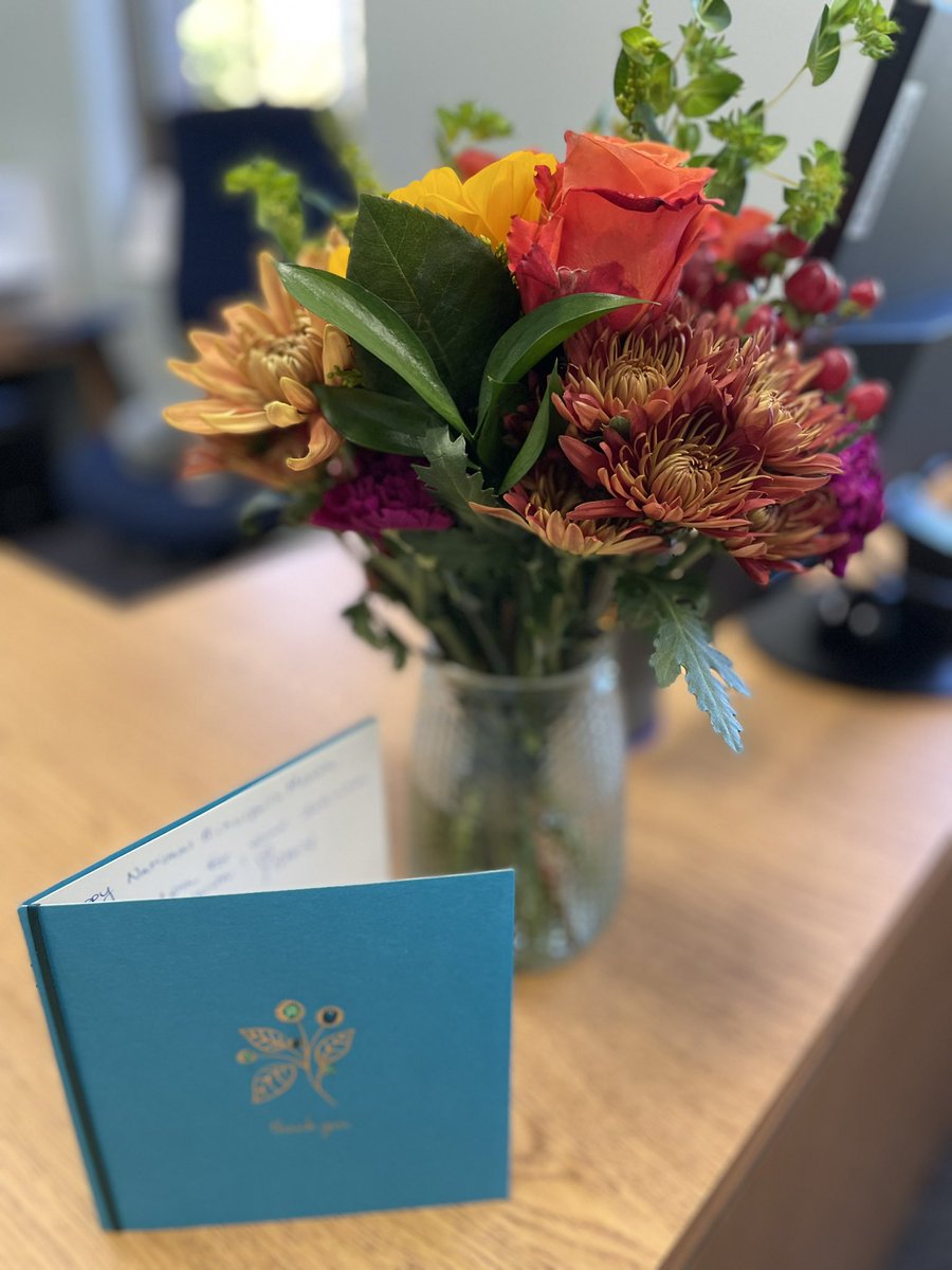 #ThankfulThursday 

Thank you to the Office Crew for my beautiful surprise! I am truly grateful for each of you! ❤️