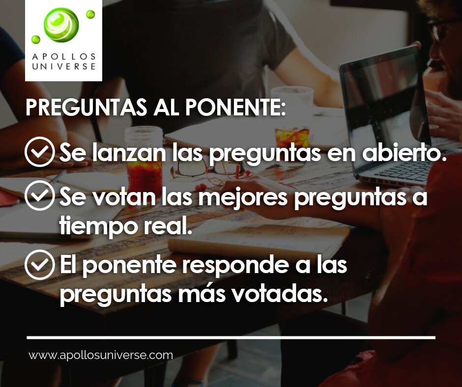 Uno de los puntos más importantes de un Congreso es saber gestionar bien las preguntas al ponente: ¿Has pensado en organizarlo con una #App? 👉 mtr.cool/xllhzdugnf #Empresas #Aplicaciones #MesasRedondas