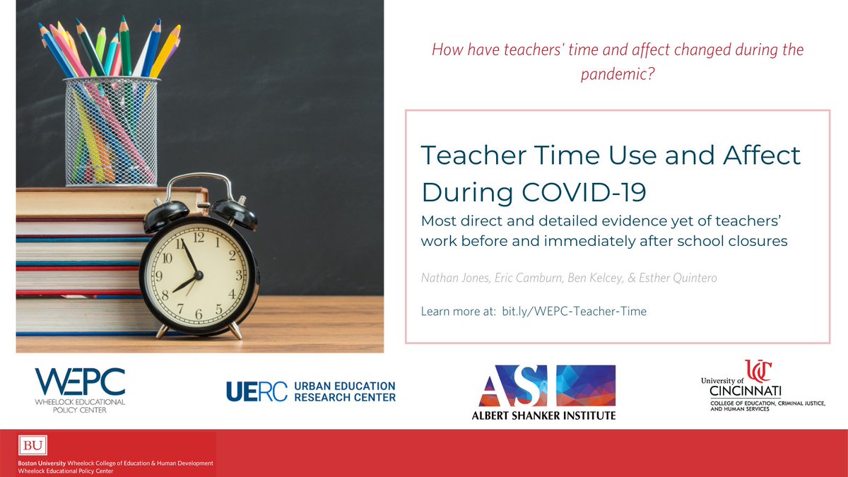 wheelock_policy's tweet image. On Nov 4, @NateJones_BU will be presenting the most detailed evidence yet on how teachers used their time &amp;amp; their emotions during #COVIDTeaching. Read the WP and policy brief here: wheelockpolicycenter.org/effective-teac…

Sign up here: bit.ly/WEPC-Chartinga…