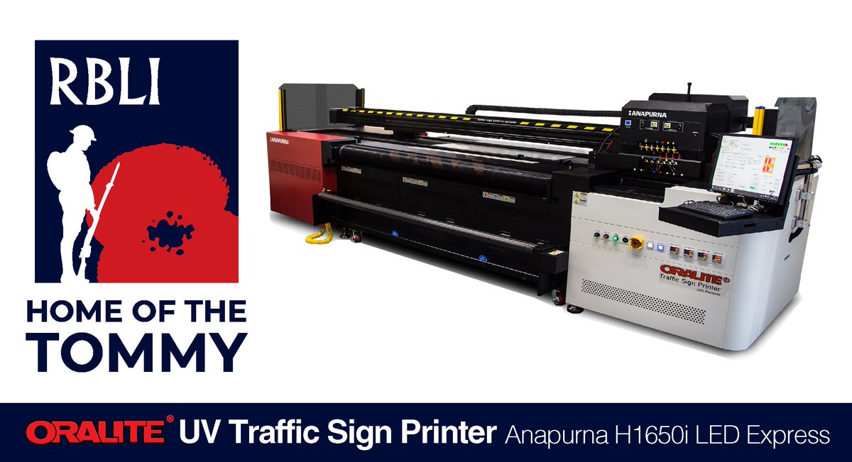 TennantsUK's tweet photo. RBLI Express their quality
Royal British Legion Industries partner with Tennants to become the latest approved Orafol Sign Shop after installing  an Oralite UV Traffic printer at their  their Aylesford site.
https://t.co/jFJR6h5ERA https://t.co/m1pKSRws56
