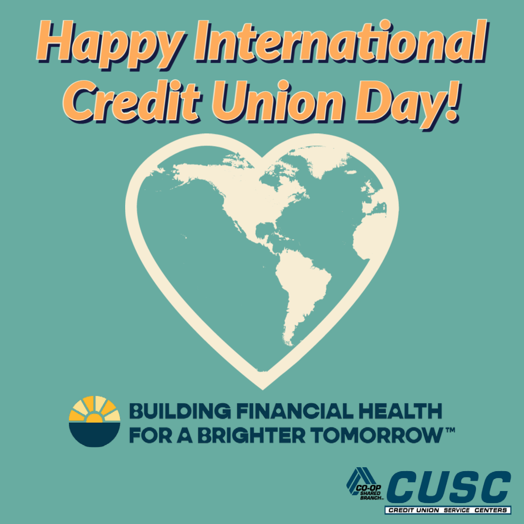CuscOklahoma's tweet photo. It is International Credit Union Day! We are so grateful to be part of the Credit Union community. Happy #ICUDay #abetterwaytobank #cuscoklahoma #sharedbranch https://t.co/wmcNMF4nsz