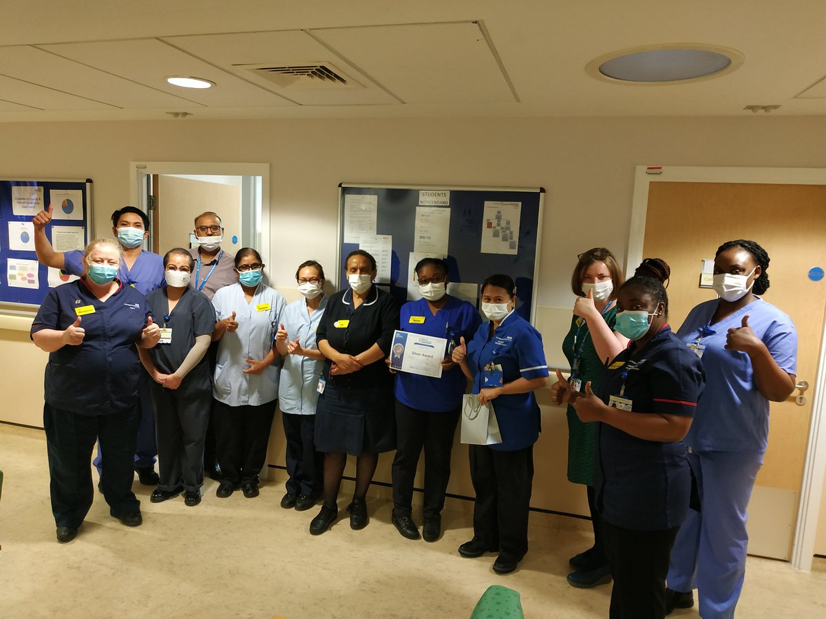 TopLondonOrtho's tweet photo. So proud of our Fracture Clinic team who achieved the Silver Award as part of the NHS Accreditation Programme. Now we're Going For Gold! @NorthMidNHS @emma_whicher @SarahHa88622902 @ValJohn99204866 @n_behan https://t.co/A6DHRkbe1O