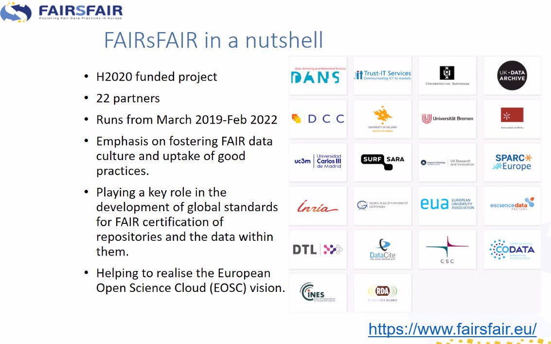 Romain_DAVID_13's tweet image. 60+ attendies at #scidatacon21:Earth and Environmental vocabularies and ontologies today: how are they managed? How are they used by scientists? 
@PARSEC_News
Yann Le Franc @YLe_Franc: Overview of the @FAIRsFAIR_EU project and our work on FAIR Semantics. scidatacon.org/virtual-2021/s…
