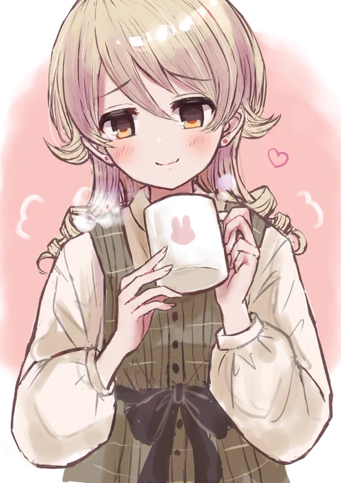あったかい飲み物がおいしいね
#森久保乃々 