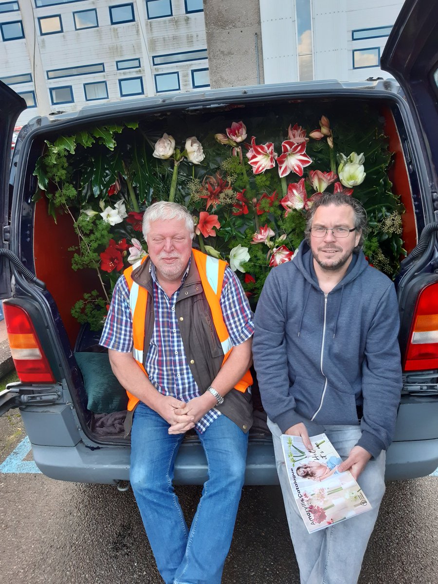 Luushooyman's tweet photo. Op pad met de promotiebus #amaryllisseizoenvanstart en @endeflowers leuke bezoeken https://t.co/MWlKaNpcFR